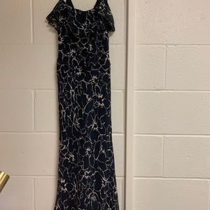 The Limited black floral dress